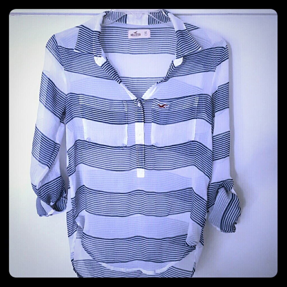 Hollister Women's XS sheer blouse